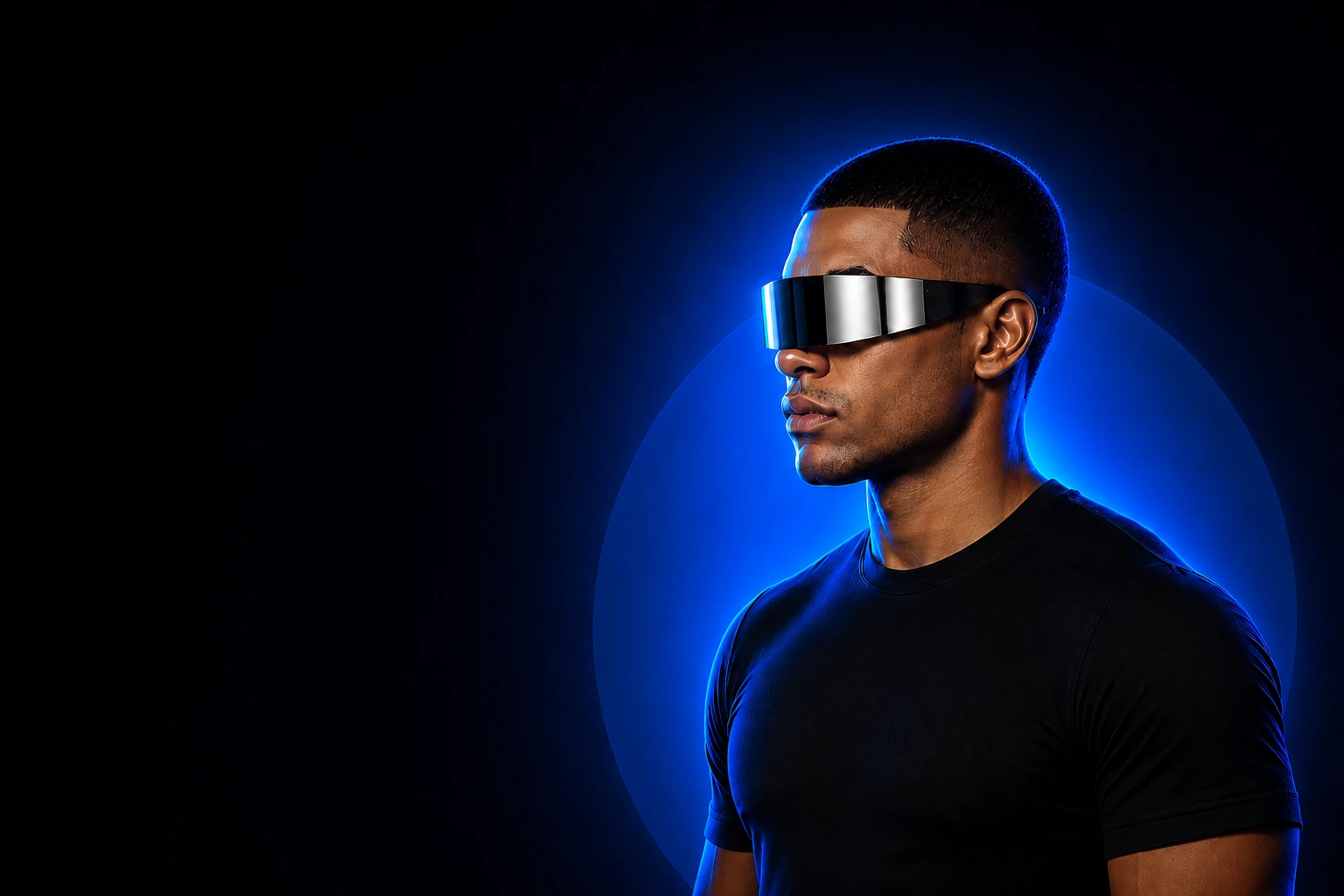 VYXRA model with blue lighting