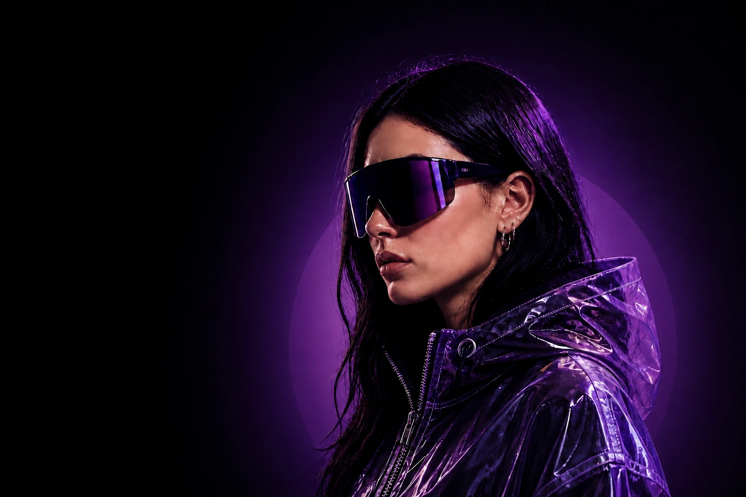 VYXRA model with purple lighting