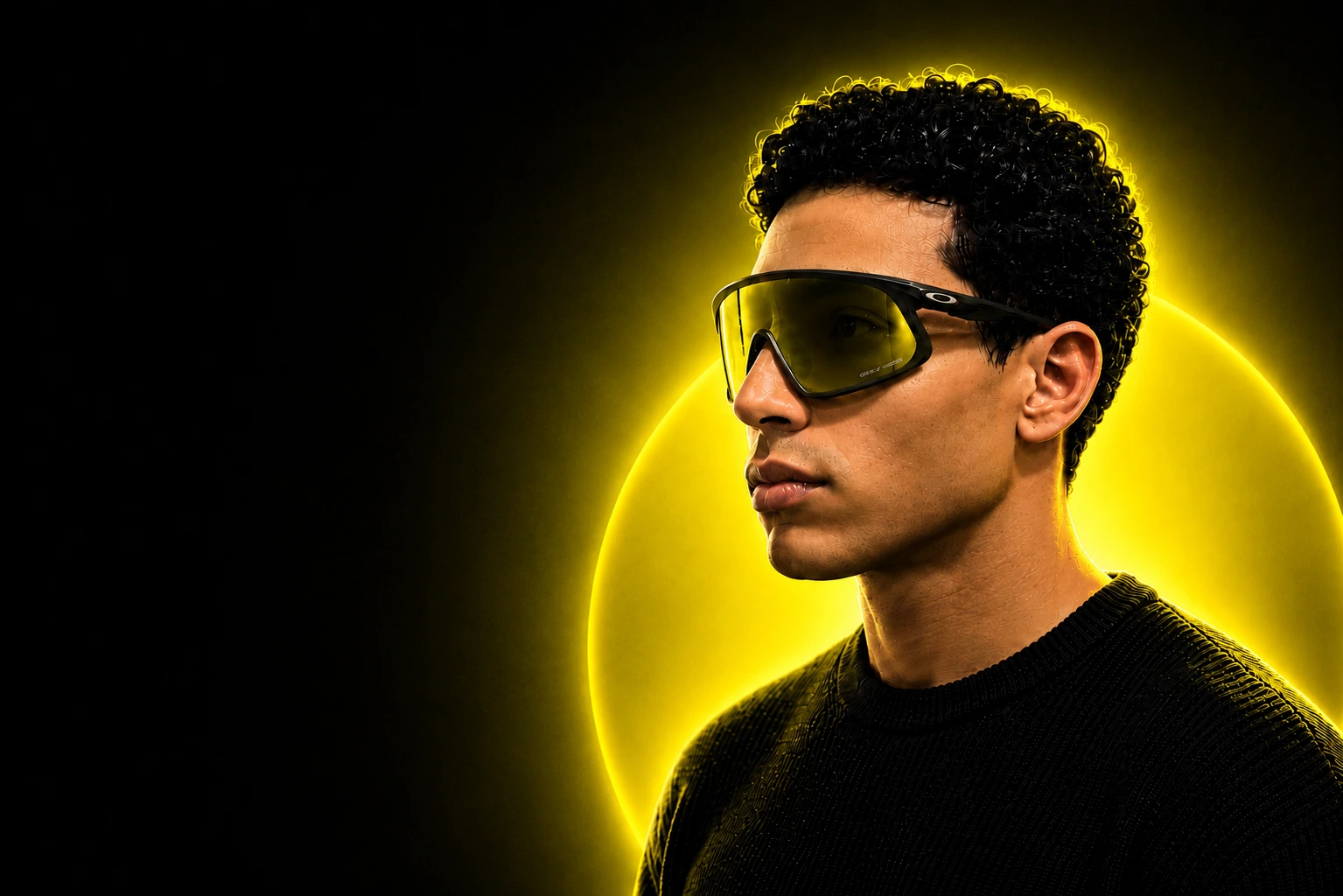 VYXRA model with yellow neon